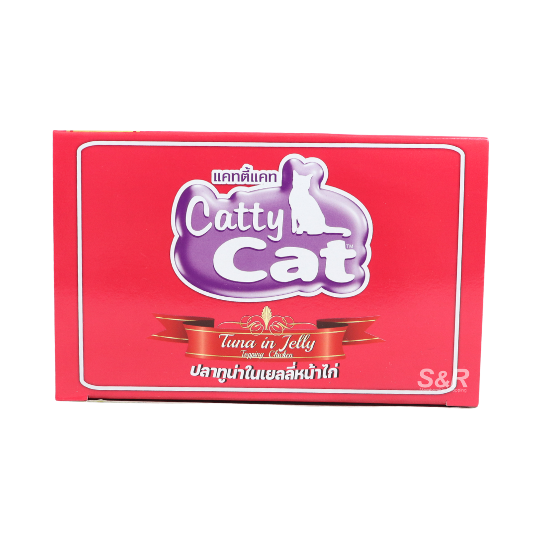 Catty Cat Tuna in Jelly Cat Treats 80g x 12